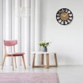 Zegar ścienny czarny Loft Arabico 30cm wizualizacja