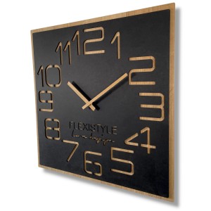 Modern wall clock ECO DIGITS 60cm