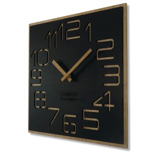 Modern wall clock ECO DIGITS 40cm