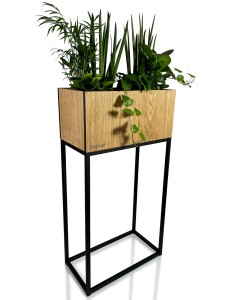 Flowerbed LOFT FIORINO, oak 42x22x80 cm