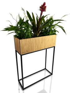 Flowerbed LOFT FIORINO, oak 62x22x80 cm