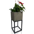 Kwietnik LOFT FIORINO szary 22x22x50 cm
