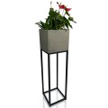 Kwietnik LOFT FIORINOszary 22x22x80 cm