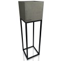Kwietnik LOFT FIORINOszary 22x22x80 cm