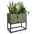 Kwietnik LOFT FIORINO szary 42x22x40 cm