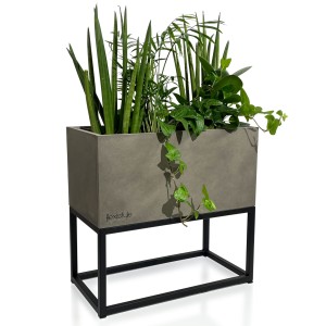 Kwietnik LOFT FIORINO szary 42x22x40 cm