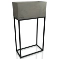 Kwietnik LOFT FIORINO szary 42x22x80 cm