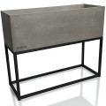 Kwietnik loftowy FIORINO szary 62x22x50 cm