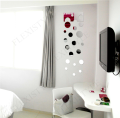 Lustro kurtynka kółka