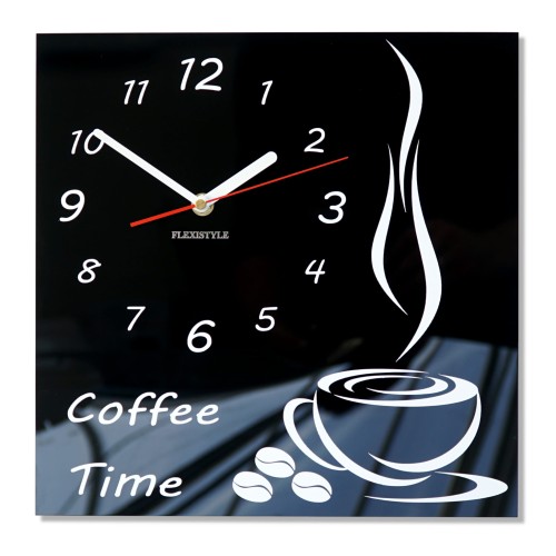 Zegar kuchenny COFFEE TIME cichy