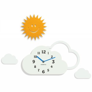 Clock for kids Clouds 2