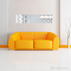 Lustro duże akrylowe GEOMETRIC do salonu