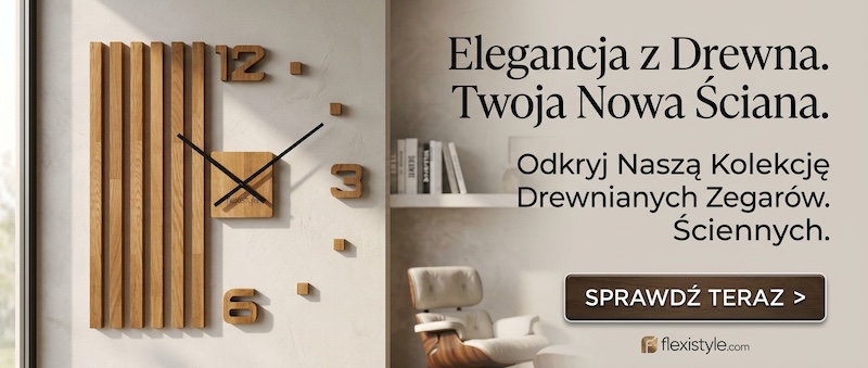 Drewniane zegary ścienne
