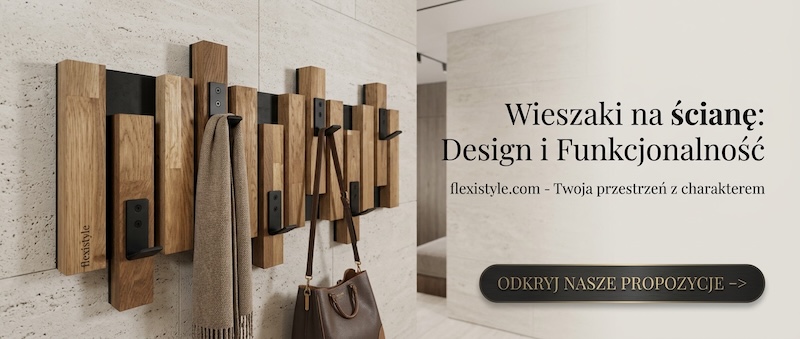 Drewniane wieszaki na ścianę