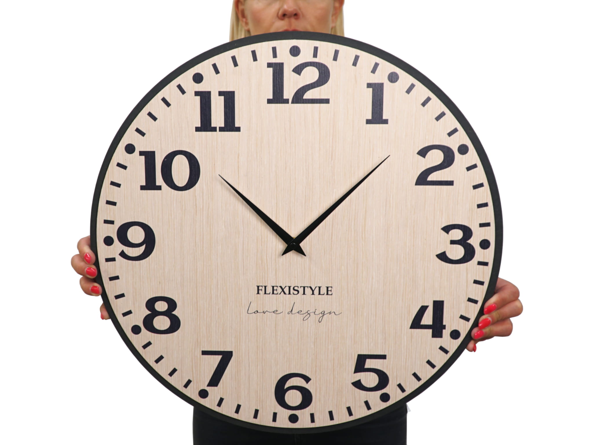 Du y Zegar cienny D b Bielony ELEGANTE 50cm Flexistyle